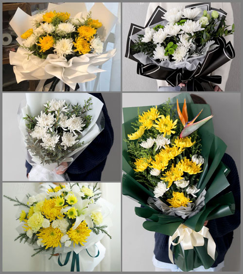 山东青岛胶州市马店镇小杜戈庄村白事花束代送